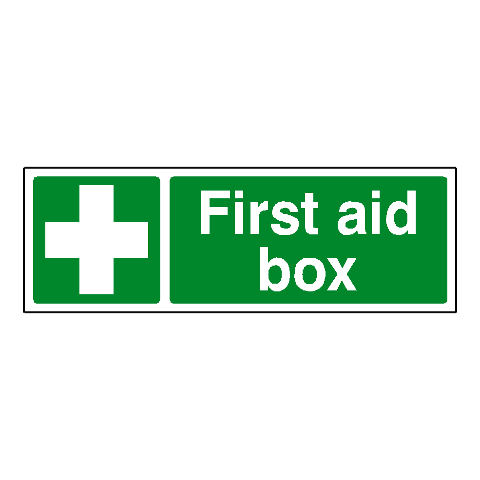 First Aid Box Sign Saudi First Aid Signs Dammam | Saudi Arabia | Star Links