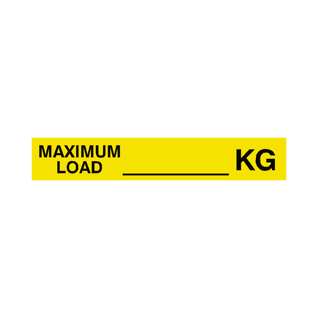 Maximum Load Signs Dammam | Saudi Arabia | Star Links