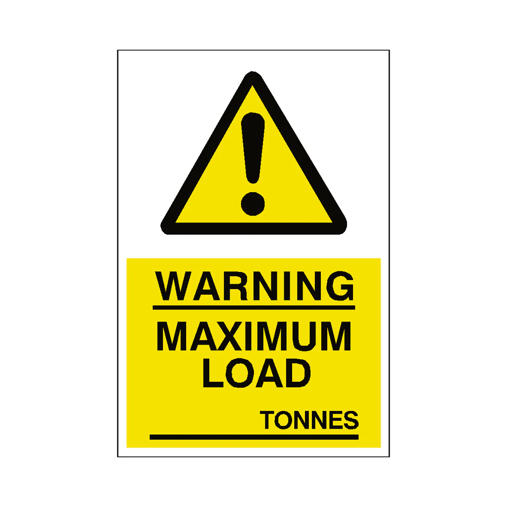 Maximum Load Signs Dammam | Saudi Arabia | Star Links